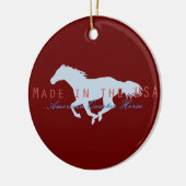 Made in the USA Keramik Ornament (Links)