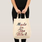 Made in the USA Natural & Beige Grocery Tote Bag Tragetasche (Vorderseite (Produkt))