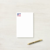 Made in the USA Notes Post-it Klebezettel (Auf Schreibtisch)