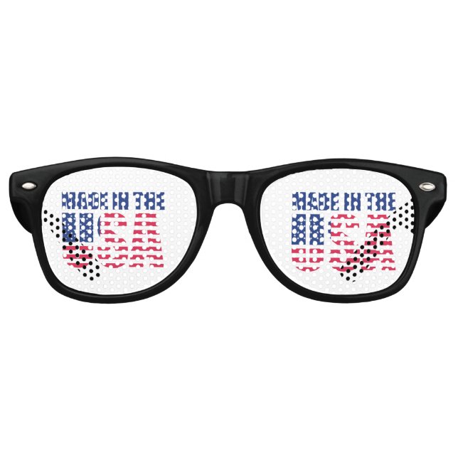 Made in the USA Partybrille (Vorderseite)