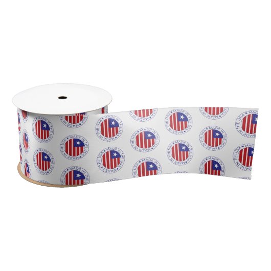 Made in the USA Ribbon Satinband (Spule)
