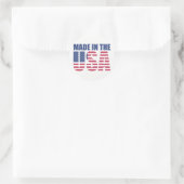 Made In the USA Runder Aufkleber (Tasche)