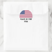 Made In the USA Runder Aufkleber (Tasche)