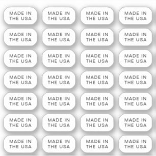 Made in the USA Stickers Aufkleber