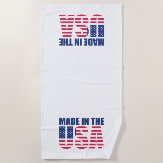 Made in the USA Strandtuch (Vorderseite)