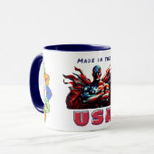 Made in the USA Tasse Design (Vorderseite Links)