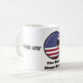 Made in the USA - The Buck Stops Here! Kaffeetasse (Vorderseite Links)