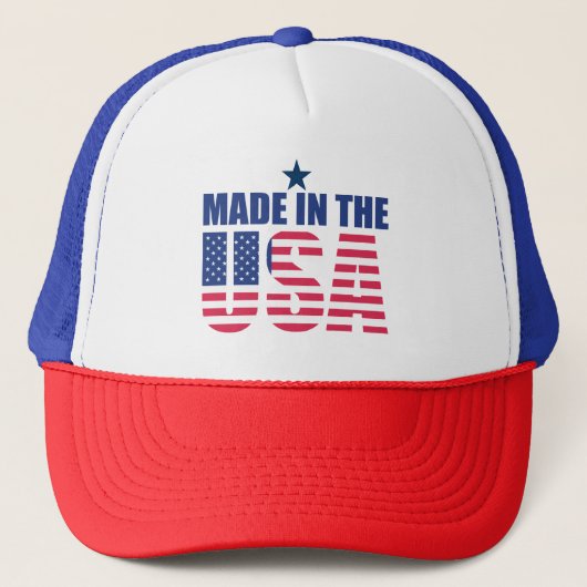 Made in the USA Truckerkappe (Vorderseite)