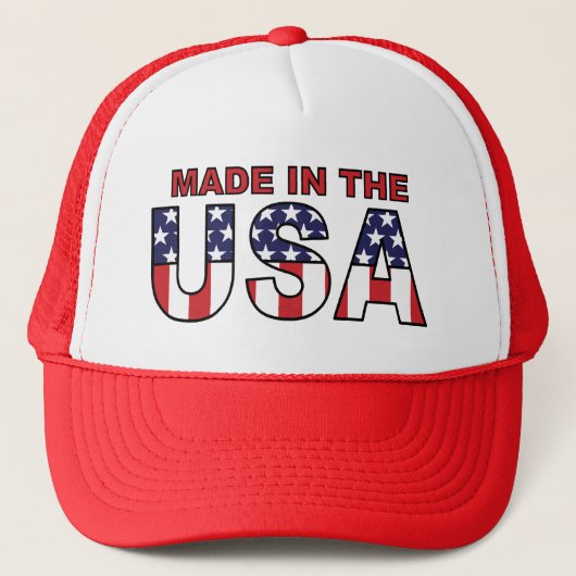 Made in the USA Truckerkappe (Vorderseite)