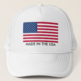 Made in the USA with Flag Truckerkappe