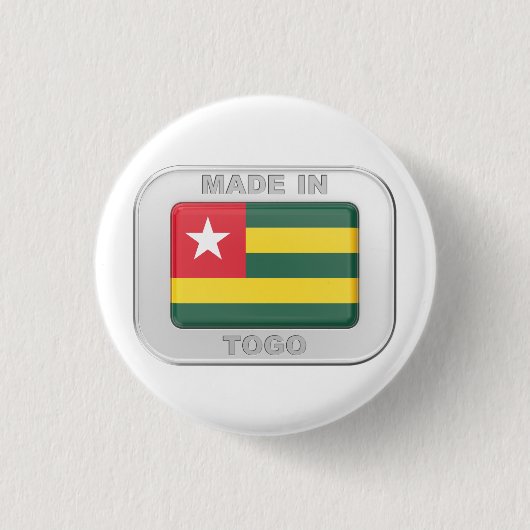 Made in Togo Button (Vorderseite)