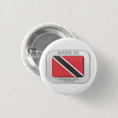 Made in Trinidad und Tobago Button (Vorne & Hinten)