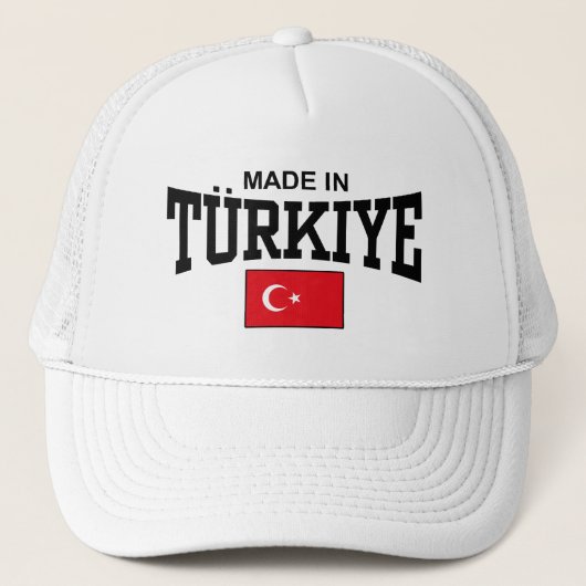 Made in Turkiye Truckerkappe (Vorderseite)