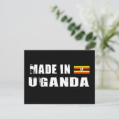 Made in Uganda Postkarte (Stehend Vorderseite)