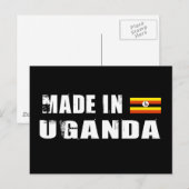 Made in Uganda Postkarte (Vorne/Hinten)