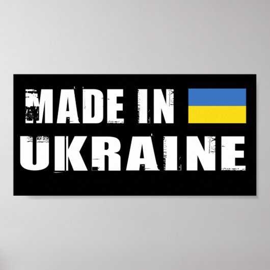 Made in Ukraine Poster (Vorne)
