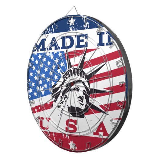 Made in USA Abzeichen Dartscheibe (Vorderseite rechts)