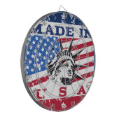 Made in USA Abzeichen Dartscheibe (Vorderseite Links)