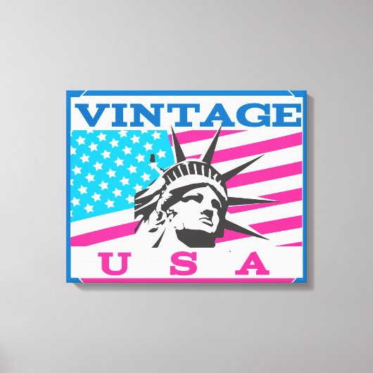 Made in USA Abzeichen Leinwanddruck (Vorderseite)