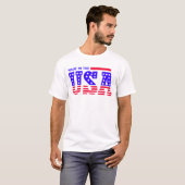 Made in USA American TEXT T-Shirt (Vorne ganz)