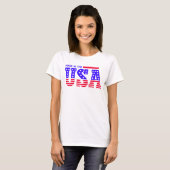 Made in USA American TEXT T-Shirt (Vorne ganz)