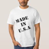 Made in USA Design T - Shirt (Vorderseite)