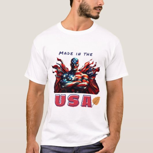 Made in USA Design T - Shirt (Vorderseite)