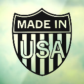 MADE IN USA FENSTERAUFKLEBER (Blatt 3)