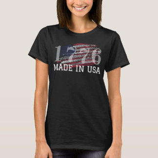 Made in USA Flag 1776 Unabhängigkeitstag Patriotic T-Shirt