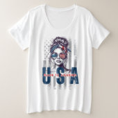 Made in USA  Große Größe T-Shirt (Design vorne)