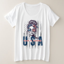 Made in USA  Große Größe T-Shirt