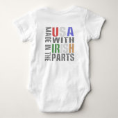 Made in USA Irish Parts Baby Strampler (Rückseite)