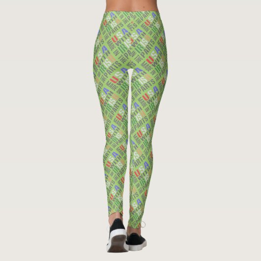 Made in USA Irish Parts Leggings (Rückseite)