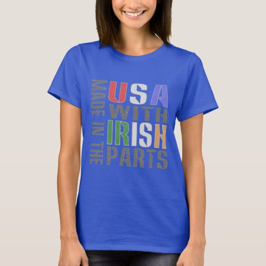Made in USA Irish Parts T-Shirt (Vorderseite)