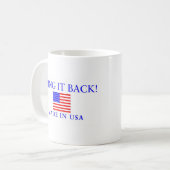 Made in USA Kaffeetasse (Vorderseite Links)
