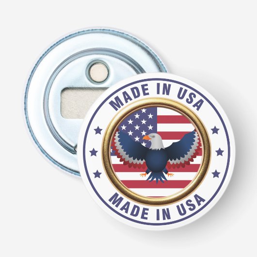 Made in USA Liberty Eagle Flaschenöffner (Vorderseite)