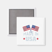 Made in USA Magnet (Vorderseite/Rückseite)