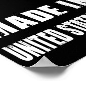 Made in USA Poster (Ecke)