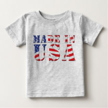 Made in USA Red White Blue Patriotic Colors