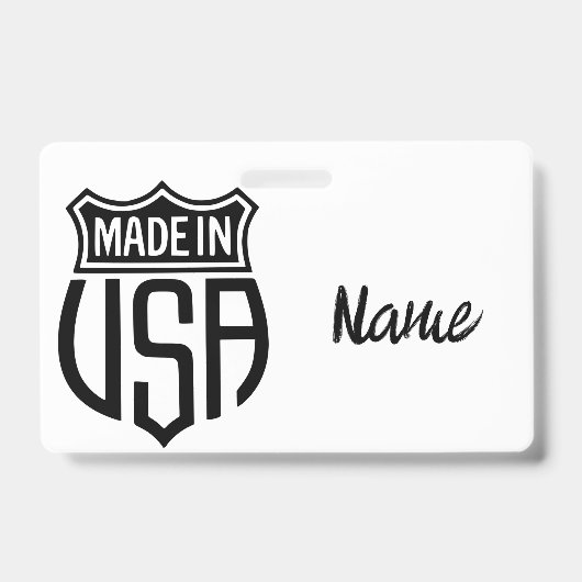 Made in USA Sign Thunder_Cove Ausweis (Vorderseite)