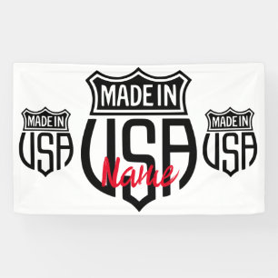 Made in USA Sign Thunder_Cove Banner