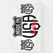 Made in USA Sign Thunder_Cove Banner (Vertikal)