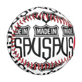 Made in USA Sign Thunder_Cove Baseball (Vorderseite Links)