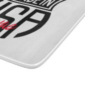 Made in USA Sign Thunder_Cove Beverage Coaster Schneidebrett (Ecke)