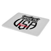 Made in USA Sign Thunder_Cove Beverage Coaster Schneidebrett (Ecke)