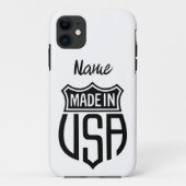 Made in USA Sign Thunder_Cove Case-Mate iPhone Hülle (Rückseite)