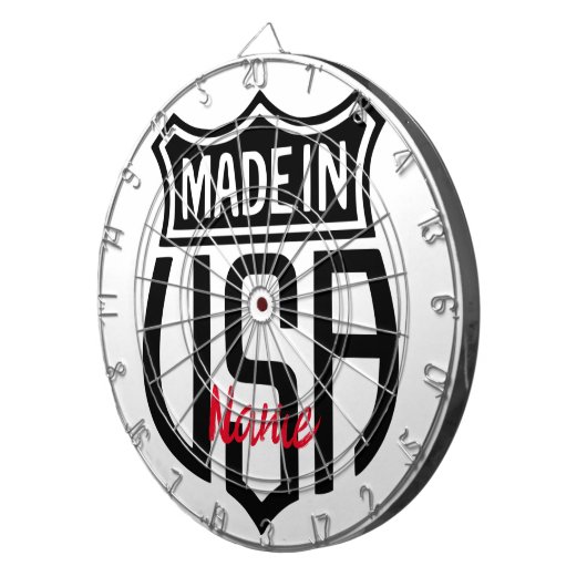 Made in USA Sign Thunder_Cove Dartscheibe (Vorderseite rechts)