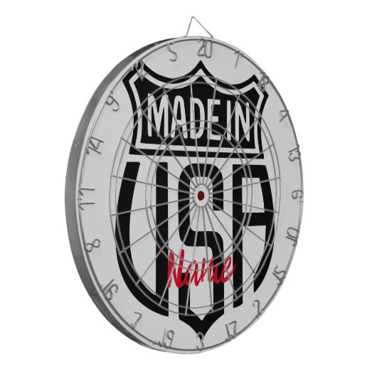 Made in USA Sign Thunder_Cove Dartscheibe (Vorderseite Links)