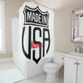 Made in USA Sign Thunder_Cove Duschvorhang (Beispiel)