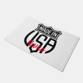 Made in USA Sign Thunder_Cove Fußmatte (Schrägansicht)